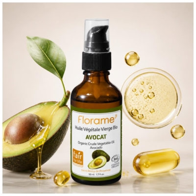 Florame Natives Avocado-Pflanzenöl Bio 50 ml
