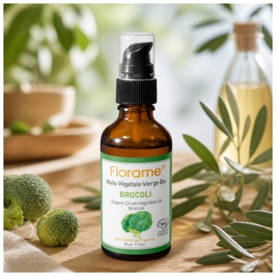 Florame Óleo Vegetal Virgem de Brócolos Biológico 50 ml