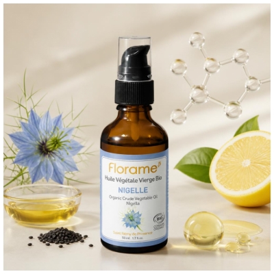 Florame Natives Bio-Schwarzkümmel-Pflanzenöl 50 ml