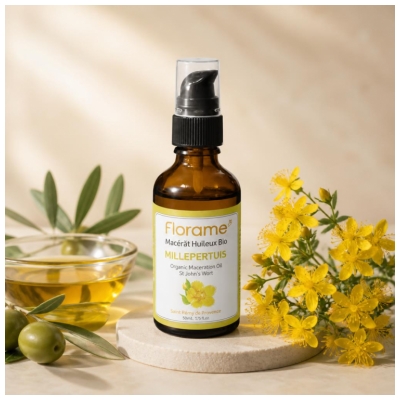 Florame Ekologiskt Oljemacerat Johannesört 50 ml