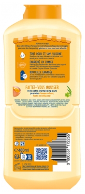 Shampoo Fortificante Dop Ovos Todos os Tipos de Cabelo 480 ml