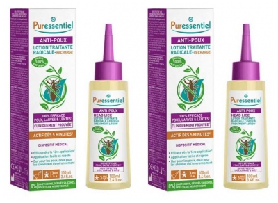 Puressentiel Lotion Traitante Anti-Poux Lot de 2 x 100 ml