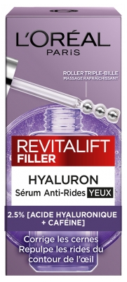 Ser Anti-Riduri L'Oréal Paris Revitalift Filler Hyaluron pentru Ochi 20 ml