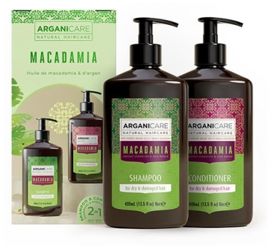 Arganicare Macadamia Kosteuttava ja Korjaava Duo-setti