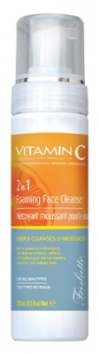Arganicare 2 viename putojantis veido prausiklis su vitaminu C
