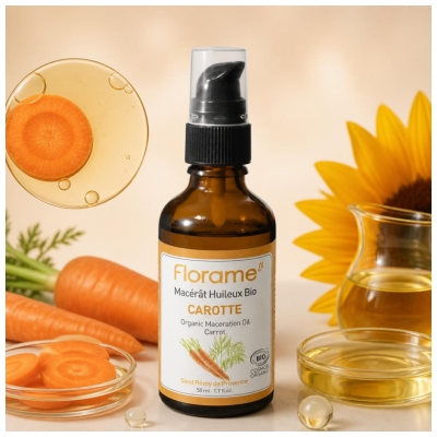 Florame Ekologiskt Morotsoljemacerat 50 ml