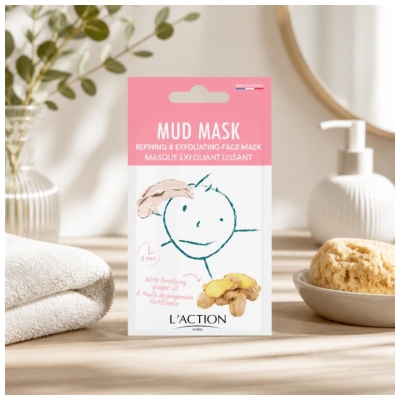 L'Action Paris Eksfolierende og Udglattende Maske 15 g