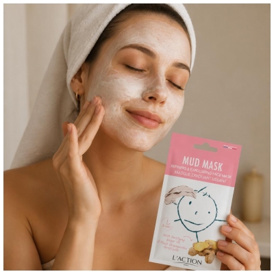 L'Action Paris Eksfolierende og Udglattende Maske 15 g