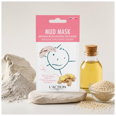L'Action Paris Eksfolierende og Udglattende Maske 15 g