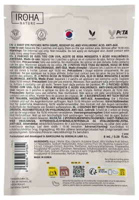 Iroha Nature Uva Contorno Occhi 2 Patch