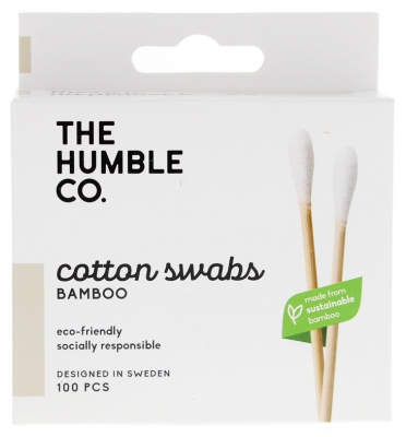Bețișoare de urechi din bambus The Humble Co. 100