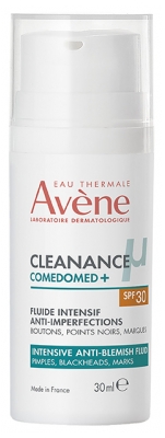 Avène Cleanance Comedomed+ Intensieve Fluide Tegen Onzuiverheden SPF30 30 ml
