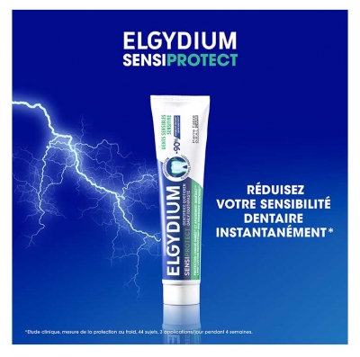 Elgydium Sensiprotect Dentifrice Dents Sensibles Lot de 2 x 75 ml