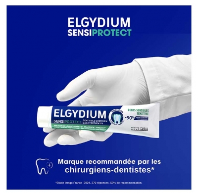 Elgydium Sensiprotect Dentifrice Dents Sensibles Lot de 2 x 75 ml