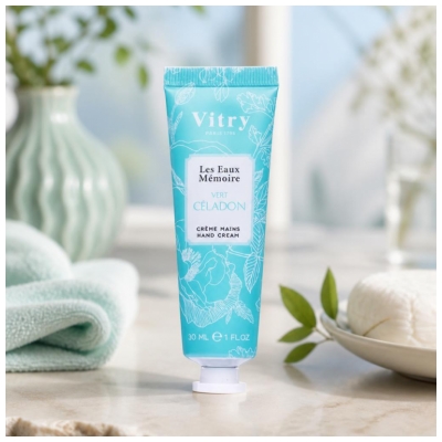 Vitry Les Eaux Mémoires Handcreme Seladongrün 30 ml