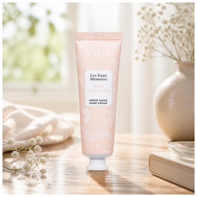 Vitry Les Eaux Mémoires Crema Mani Bianco Organdi 30 ml