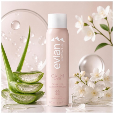 Evian Brumisateur Visage Apaise Bio 100 ml