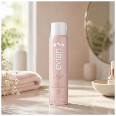 Evian Spray Viso Lenitivo Biologico 100 ml