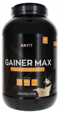Eafit Gainer Max za izgradnjo mišic 2,9 kg - Dišave: Intenzivna vanilija