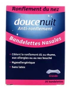 Douce Nuit Anti-Snoring 20 Nasal Strips