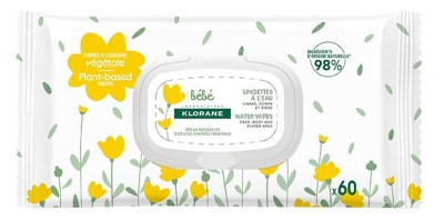 Klorane Baby 60 Waterdoekjes