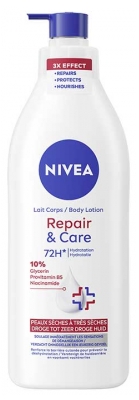 Nivea Repair & Care Lait Corps 72H 10% Glycerin 400 ml