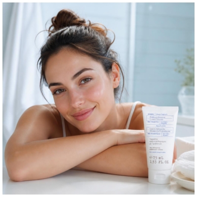 Korres Iogurte Grego Creme de Limpeza Espumoso Probióticos 75 ml