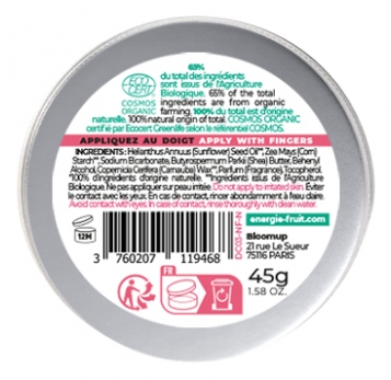 Energie Fruit Déocrème 48H Bio 45 g