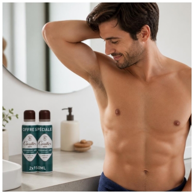 Cavaillès Homme Deodorant Freshness 48H Set de 2 x 150 ml
