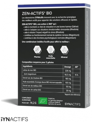 ZenActifs Bio 30 Cápsulas