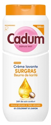 Cadum Overvette Wascrème Karitéboter 500 ml