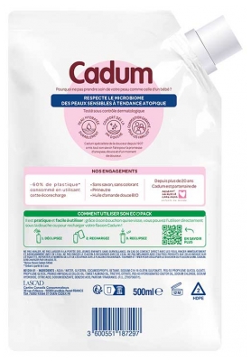 Cadum Hypoallergenic Body and Hair Cleansing Gel Eco-Refill 500 ml