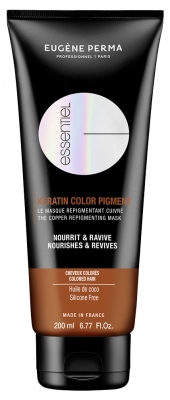Eugène Perma Essentiel Keratin Color Pigment Máscara Repigmentante Cobre 200 ml