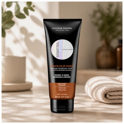 Masca de Re-pigmentare Cupru Essentiel Keratin Color Pigment Eugène Perma 200 ml