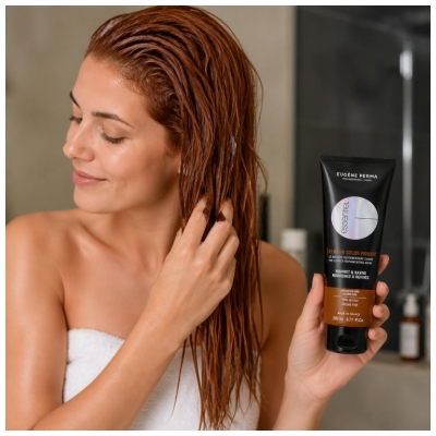Masca de Re-pigmentare Cupru Essentiel Keratin Color Pigment Eugène Perma 200 ml