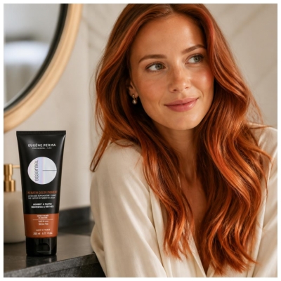 Masca de Re-pigmentare Cupru Essentiel Keratin Color Pigment Eugène Perma 200 ml