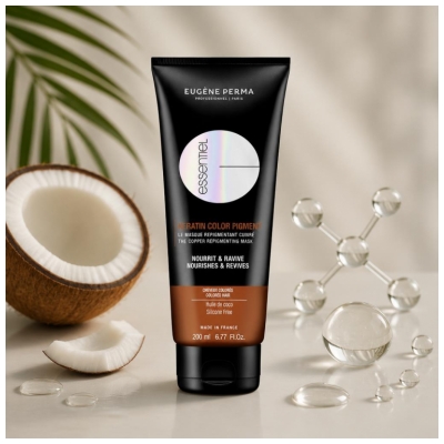 Masca de Re-pigmentare Cupru Essentiel Keratin Color Pigment Eugène Perma 200 ml