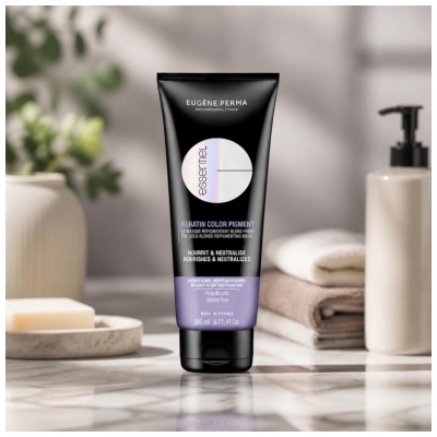 Masca de Re-pigmentare Blond Rece Eugène Perma Essentiel Keratin Color Pigment 200 ml