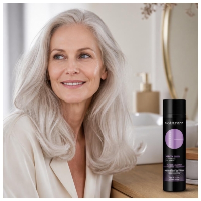 Șamponul Eugène Perma Essentiel Keratin Silver 250 ml