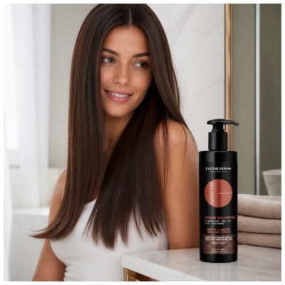 Eugène Perma Essentiel Keratin Frizz Control O Shampoo - Tratamento 2em1 400 ml