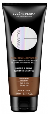 Masca de Re-pigmentare cu Pigment Culoare Keratină Essentiel Eugène Perma Maro 200 ml