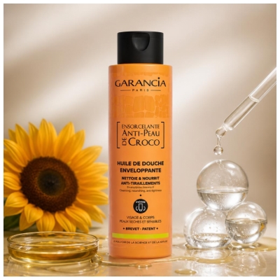 Garancia Ensorcelante Formule Anti-Peau de Croco Huile de Douche Enveloppante 400 ml