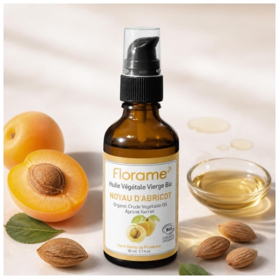 Florame Óleo Vegetal Virgem de Caroço de Damasco Bio 50 ml