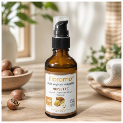 Florame Økologisk Jomfru Hasselnøddeolie 50 ml