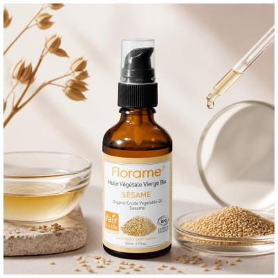 Florame Bio Natives Sesam-Pflanzenöl 50 ml