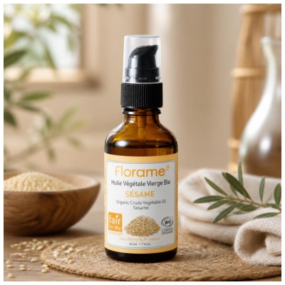 Florame Óleo Vegetal Virgem de Sésamo Bio 50 ml