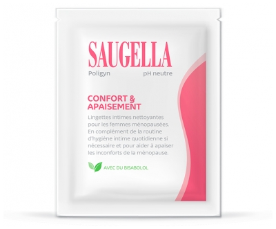 Saugella Poligyn Intima Rengöringsservetter 10 Individuella Servetter