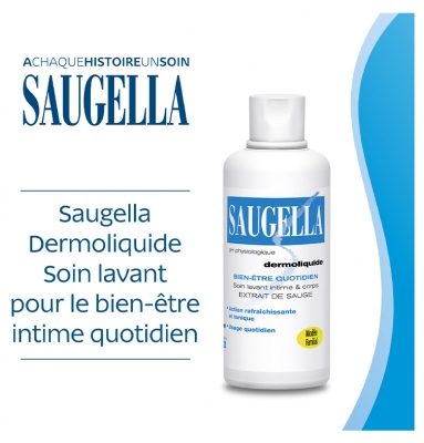 Saugella Dermoliquide Soin Lavant Intime 750 ml