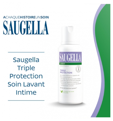 Saugella Expert Triple Protection Soin Lavant Intime Inconforts 250 ml