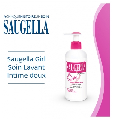 Saugella Girl Soin lavant Intime dès 3 Ans Lot de 2 x 200 ml